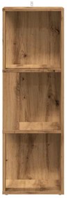 vidaXL Γωνιακό ντουλάπι Artisan Oak 33x33x100 cm Κατασκευασμένο ξύλο