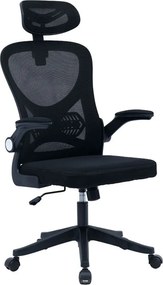 Καρέκλα γραφείου διευθυντή DINA mesh μαύρο 62x61x110/120