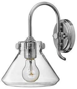 Απλίκα Φωτιστικό Τοίχου 1xE27 Congress Elstead Lighting HK-CONGRESS1-A-CM Χρώμιο