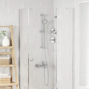 vidaXL Σετ Συστήματος Ντουζιέρας Χρωμέ 70 cm Ανοξείδωτο Ατσάλι