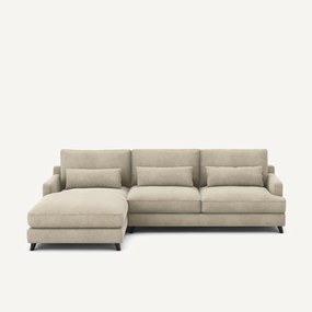 Γωνιακός καναπές από λινό βελούδο, Alwine