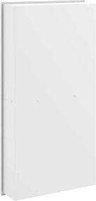 vidaXL Εσοχή Ντους Βουρστ. Λευκό Ματ 32x62x9 εκ. Αν. Ατσάλι