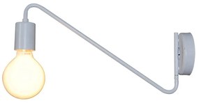 Φωτιστικό Τοίχου - Απλίκα HL-3549-1 77-3964 Mala White Homelighting Metal