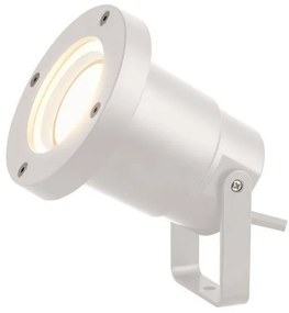 Σποτ Φωτιστικό Κήπου IP65 Φ95X100 GU10 Eurolamp-145-82023-Λευκό 145-82023