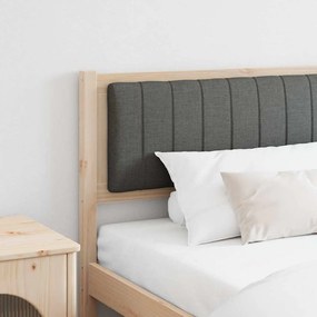 vidaXL Ταπετσαρισμένο κεφαλάρι Καφέ 200 cm Στερεά ξυλεία πεύκου