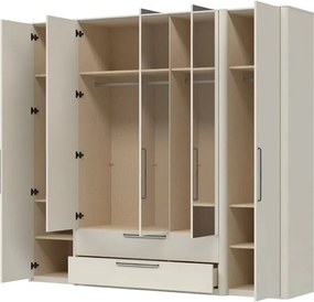 Ντουλάπα Cindel Πεντάφυλλη-Με καθρέπτη