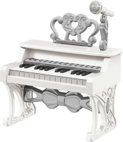 Παιδικό πιάνο mini με μικρόφωνο - 328-2825 - 233103 - White