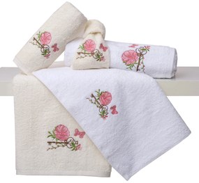 Σετ 2 Τεμ Πετσέτες 30x50, 50x100 33 Λευκό Viopros