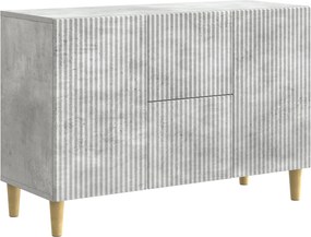 vidaXL Πλαϊνό γραφείο Γκρι Σκυροδέματος 89 x 34,5 x 60 εκ.