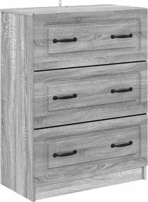vidaXL Ντουλάπι με Συρτάρια 66 x 34,5 x 87 εκ. Επεξεργασμένο Ξύλο