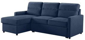 TUCAN ΚΑΝΑΠΕΣ ΚΡΕΒΑΤΙ ΓΩΝΙΑ ΑΝΑΣΤΡΕΨΙΜΗ ΜΠΛΕ 213x148x93