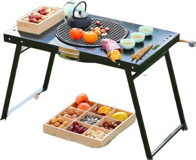 Φορητή Ψησταριά BBQ  WILDHEAT Μέταλλο 65x37x48cm