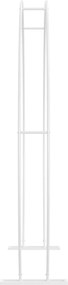 VidaXL Αψίδα Γάμου Λευκό 223 x 45 x 201 εκ. Ατσάλι