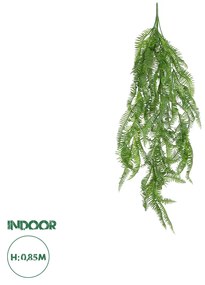 Artificial Garden HANGING FERN BRANCH  20833 Τεχνητό Διακοσμητικό Κρεμαστό κλαδί Φτέρης Μ30 x Π8 x Υ87cm