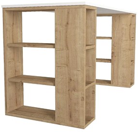 Γραφείο ArteLibre WIMSEY Λευκό/Sapphire Μοριοσανίδα/Μελαμίνη 140x60x74cm