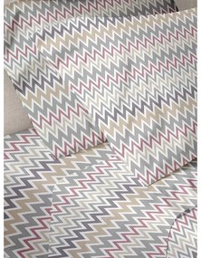 Σετ Σεντόνια Menta Εμπριμέ 540 Pink Διπλό (200x250)