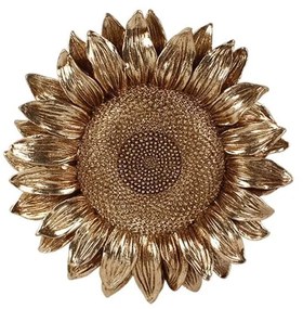 Διακοσμητικό Τοίχου Sunflower 1018340 D23xH6cm Gold Πολυρεσίνη