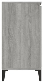 vidaXL Μπουφές Γκρι Sonoma 102 x 35 x 70 εκ. από Επεξεργασμένο Ξύλο
