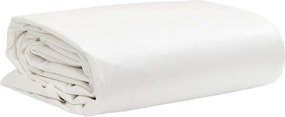 vidaXL Μουσαμάς Λευκός 4 x 4 μ. 650 γρ./μ²