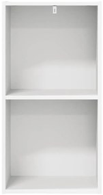 vidaXL Βιβλιοθήκη Λευκό 40x30x76,5 cm Ξύλινη κατασκευή