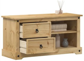 vidaXL Έπιπλο Τηλεόρασης Corona 100x40x52 εκ. από Μασίφ Ξύλο Πεύκου