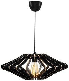Φωτιστικό Οροφής 390FLH1543 Φ47x55cm 1xE27 40W Black Opviq