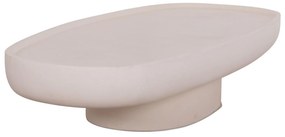 Τραπεζάκι σαλονιού DESSY C18153.02 Fiber Cement σε Λευκό 151x66x30Υεκ. 151x66x30 εκ.