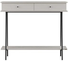 Κονσόλα Elite Megapap χρώμα λευκό του πάγου 100x40x88εκ.