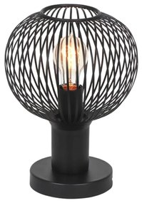 Φωτιστικό Επιτραπέζιο Gila 565700132 23x28cm 1xE27 10W Black Trio Lighting