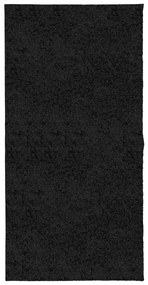 vidaXL Χαλί Shaggy με Ψηλό Πέλος Μοντέρνο Μαύρο 100 x 200 εκ.