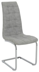 Intrahome Καρέκλα Darrell Intrahome PU antique γκρι-βάση χρωμίου | SKU: INTRAPA-130111133