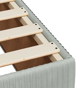 ΚΡΕΒΑΤΙ BOXSPRING ΜΕ ΣΤΡΩΜΑ ΑΝΟΙΧΤΟ ΓΚΡΙ 140X200 ΕΚ. ΒΕΛΟΥΔΙΝΟ 3285644