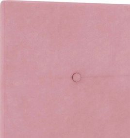 vidaXL Κεφαλάρι Ροζ 160 cm Βελούδο