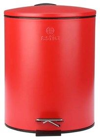 ESTIA ΧΑΡΤΟΔΟΧΕΙΟ ΜΠΑΝΙΟΥ CLASSIC SOFT CLOSE 5lt ΜΑΤ KOKKINO