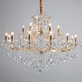 Φωτιστικό Οροφής 5244-12+6 95x57cm 18xE14 Gold Inlight