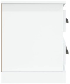 vidaXL Έπιπλο Τηλεόρασης Γυαλ. Λευκό 100x35,5x45εκ. Επεξεργασμένο Ξύλο
