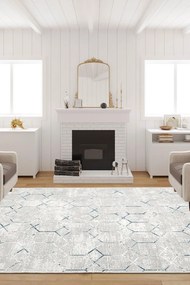 Χαλί W1064 213HFT1586 Light Grey-Blue Conceptum Hypnose 100X200cm