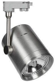 Σποτ Μαγνητικής Ράγας Bem VK/04053TR/MC/S 3-phase GU10/R111 max 20W Led 13,5x12x19,5cm IP20 Nickel Mat VKLed