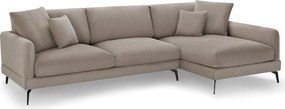 Maggie L-Shape Sofa Right Beige