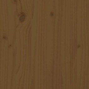 Βάση Οθόνης Καφέ Μελί 100 x 27 x 14 εκ. από Μασίφ Ξύλο Πεύκου - Καφέ