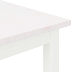 vidaXL Τραπεζάκι σαλονιού Λευκό 40 x 40 x 36 cm Στερεά ξυλεία πεύκου