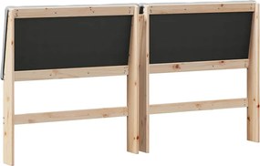 vidaXL Ταπετσαρισμένο κεφαλάρι Ανοιχτό γκρι 200 cm