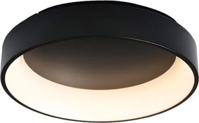 Φωτιστικό Πλαφονιέρα LED 3 CCT Aca Apollo BR81LEDC60BKCCT Black