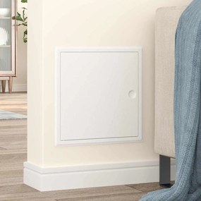 vidaXL Πάνελ Πρόσβασης Λευκό 63 x 33 x 3 cm Ατσάλι