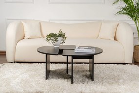 Coffee Table Moira - Wood Black Wood Black