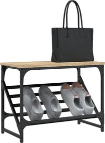 vidaXL Παπουτσοθήκη Sonoma Δρυς 60x30x45 εκ. Επεξεργασμένο Ξύλο