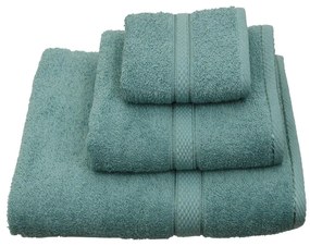 Πετσέτες Σετ 3τμχ. Classic Πετρόλ Viopros Towels Set 50x140cm 100% Cotton