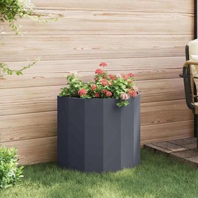 vidaXL Γλάστρα Ανθρακί 60 x 30 x 50 εκ. Ατσάλι