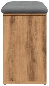 ΠΑΓΚΟΣ ΠΑΠΟΥΤΣΙΩΝ  ARTISAN OAK 82X32X50 CM ΚΑΤΑΣΚΕΥΑΣΜΕΝΟ ΞΥΛΟ 857624