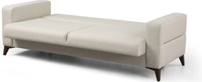 Stewehome Σετ καναπέδων 3+1 Berjer Μπεζ + Ανθρακί 217x90x43 cm